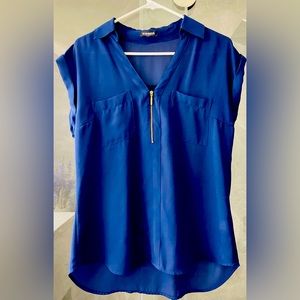 Women’s Express Navy Blue Blouse - Size: Medium